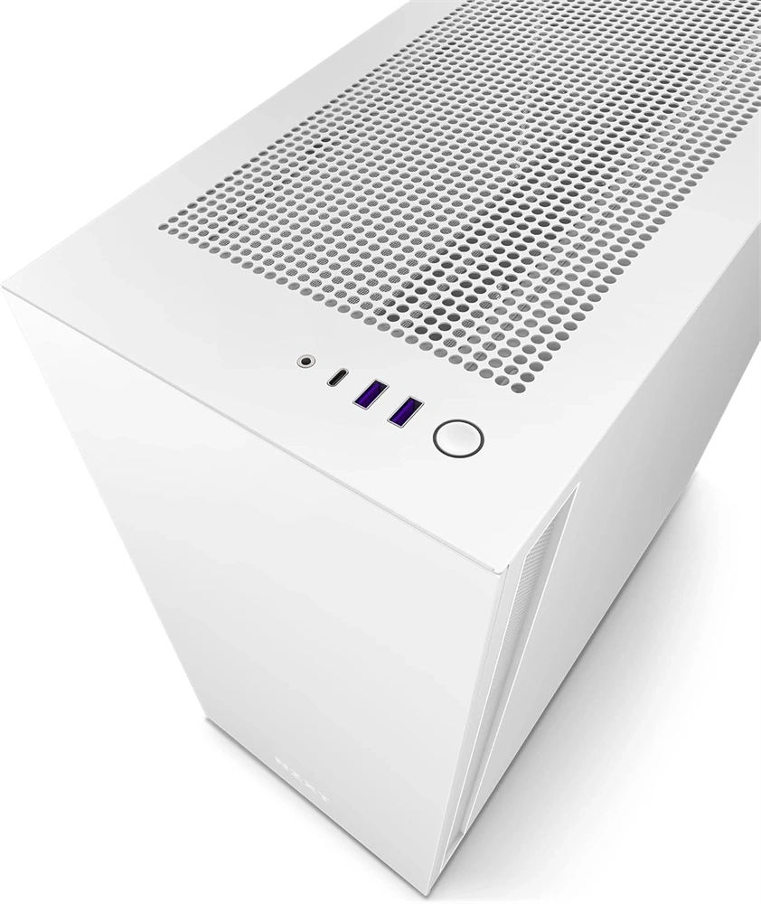 NZXT H7 Fehér (Táp nélküli) ablakos ATX ház
