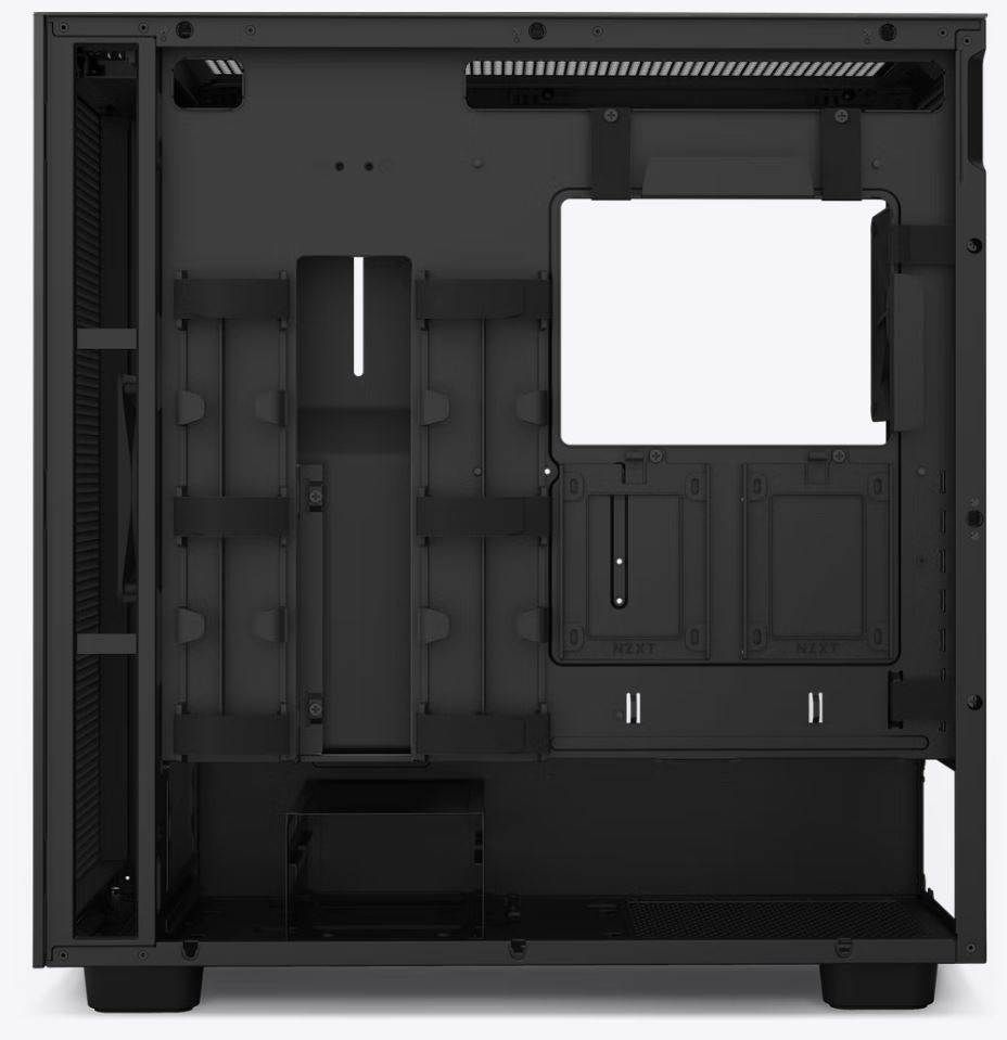 NZXT H7 Flow Fekete (Táp nélküli) ablakos ATX ház