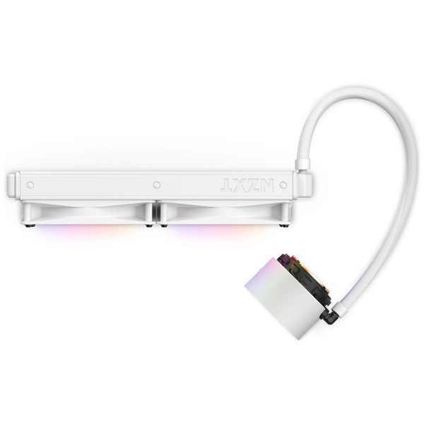 NZXT Kraken Elite 280 RGB 280mm vízhűtés fehér processzor hűtő