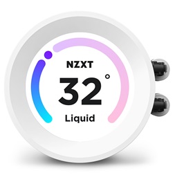 NZXT Kraken Elite 280 RGB 280mm vízhűtés fehér processzor hűtő