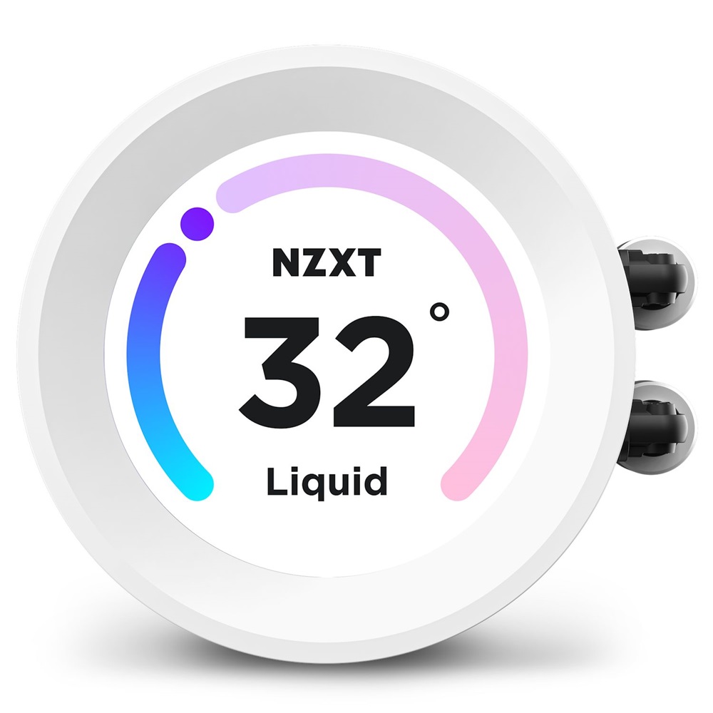 NZXT Kraken Elite 280 RGB 280mm vízhűtés fehér processzor hűtő