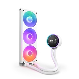 NZXT Kraken Elite 360 RGB V2 360mm fehér vízhűtéses processzor hűtő