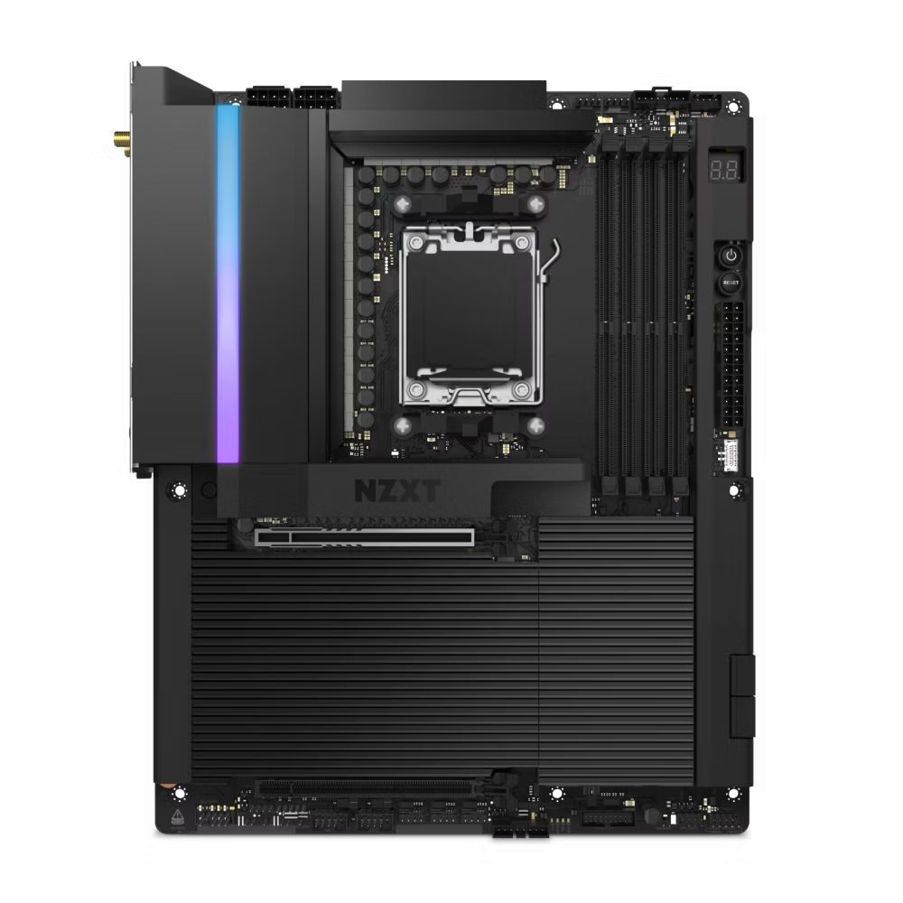 NZXT N9 X870E Wi-Fi AMD X870E ATX fekete alaplap