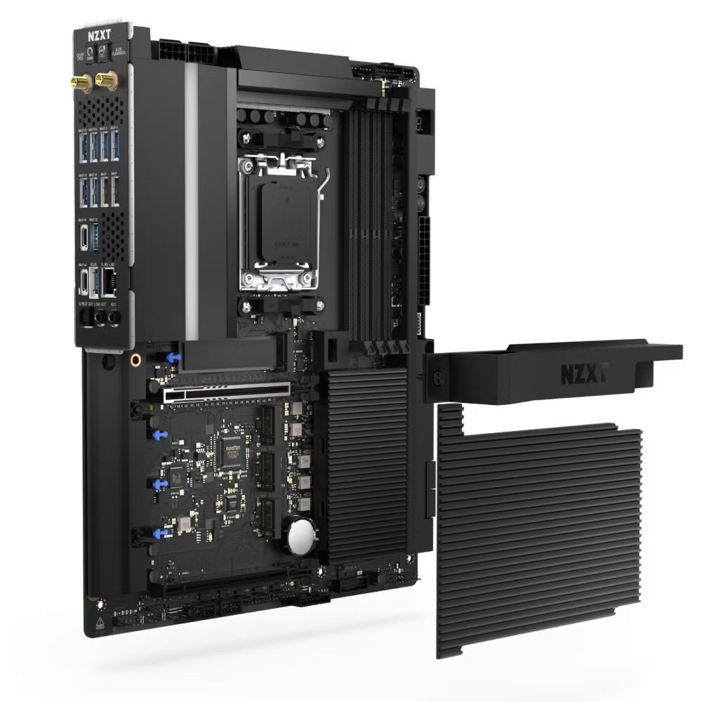 NZXT N9 X870E Wi-Fi AMD X870E ATX fekete alaplap