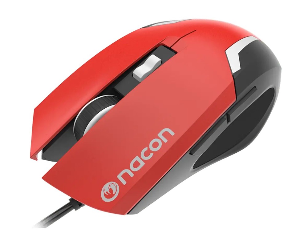 Nacon 2809104 GM-105 piros gamer egér