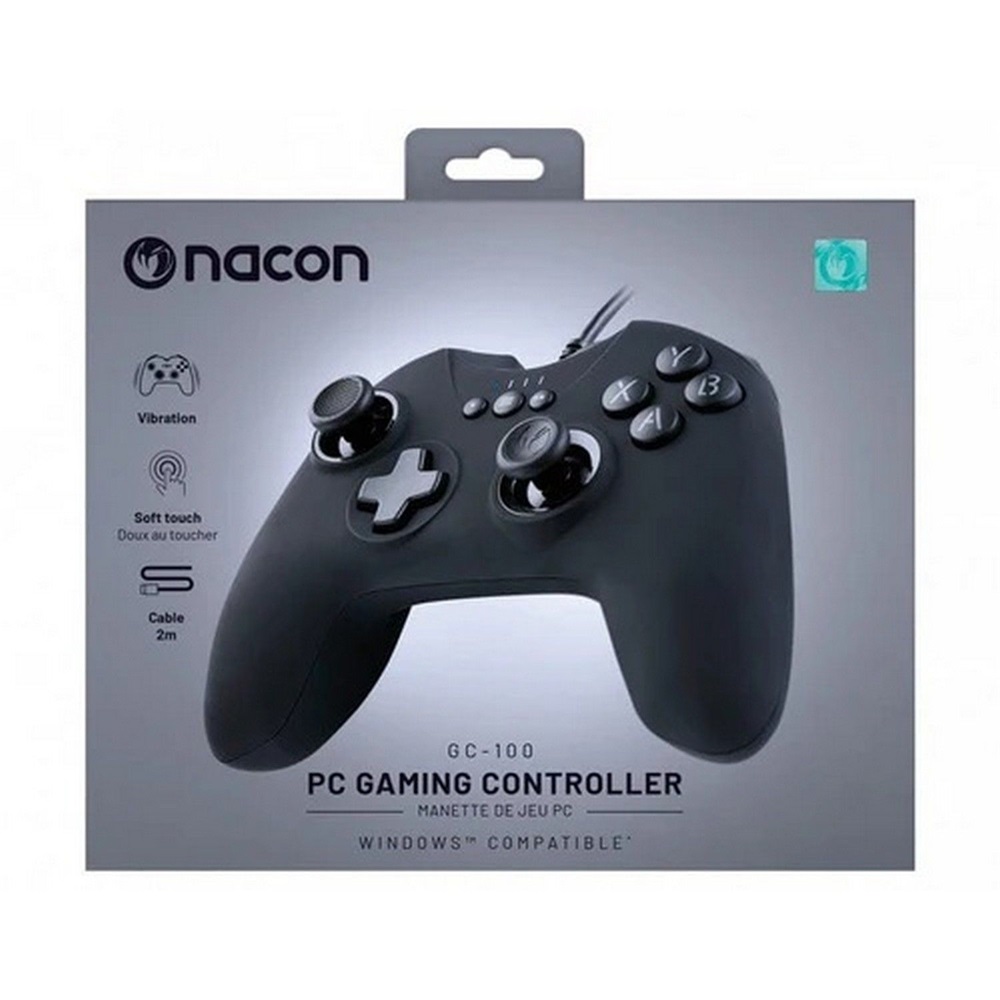 Nacon 2809114 GC-100 PC fekete kontroller