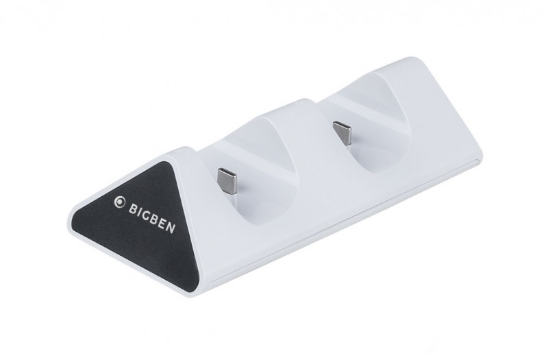 BigBen 2807367 PS5 V2 Dual fehér töltőállomás