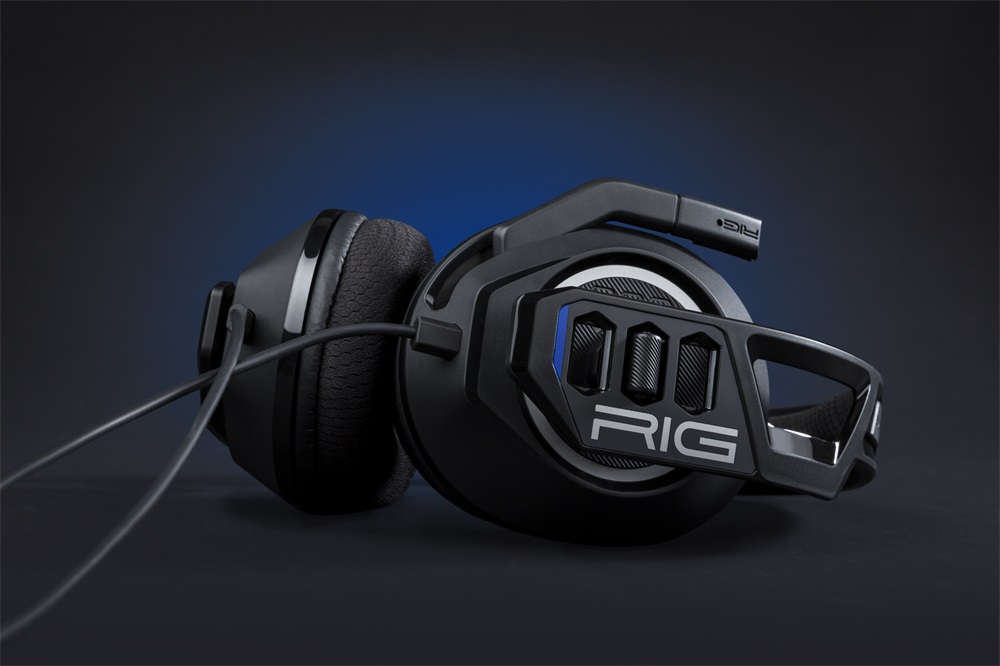 Nacon 2808366 Plantronics RIG 300PRO HS PS5 fekete gamer headset