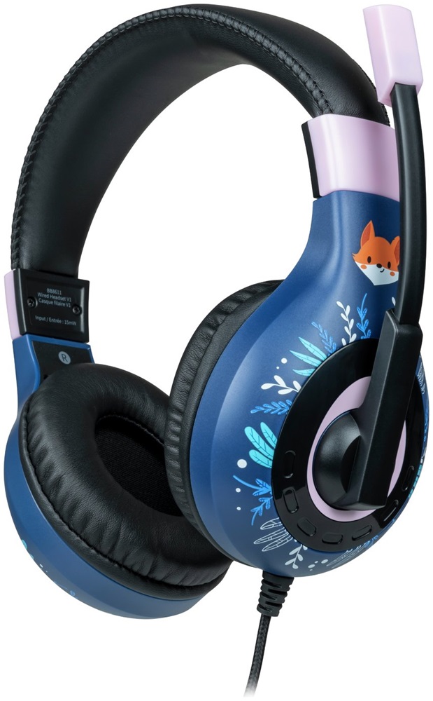 Nacon 2808490 V1 Nintendo Switch róka mintás sztereó gaming headset