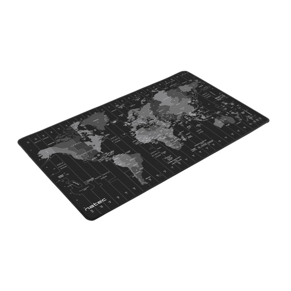 Natec NPO-1119 MAXI Időzónás térkép 800X400mm egérpad