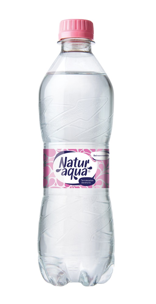 Naturaqua 0,5l DRS egyutas visszaváltási díjas PET palackos szénsavmentes ásványvíz