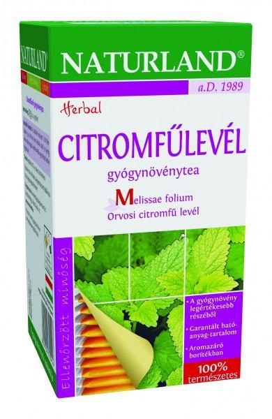 Naturland 25x1g citromfűlevél tea