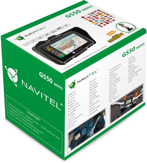Navitel G550 Moto Full Europe LM 4.3" GPS motoros navigáció