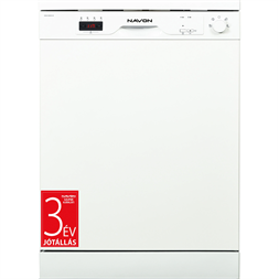 Navon DSW 6000 W fehér, programok száma: 4, szabadonálló, 12 terítékes mosogatógép 