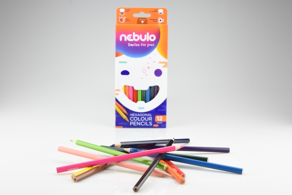 Nebulo 12db-os színesceruza készlet