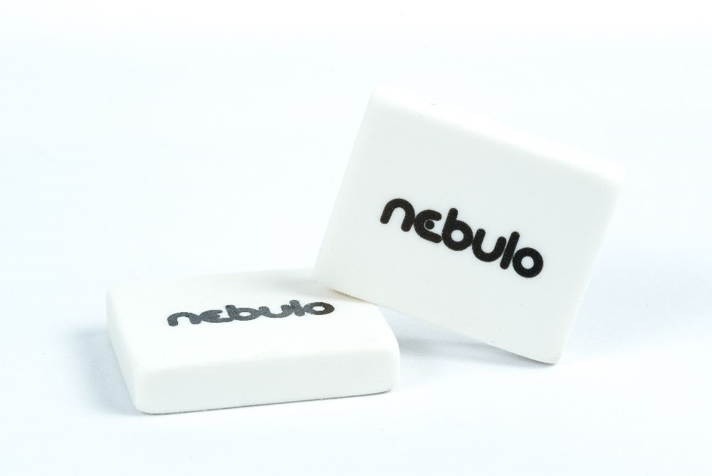 Nebulo 3 színben logózott radír