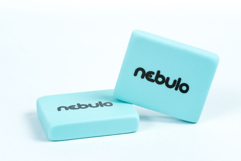 Nebulo 3 színben logózott radír