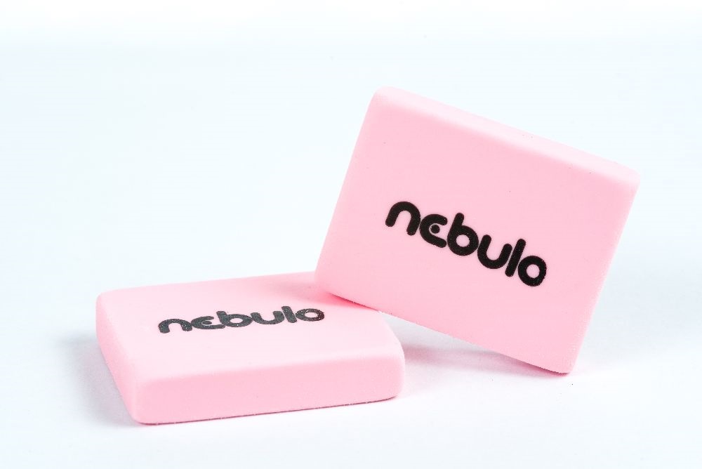 Nebulo 3 színben logózott radír