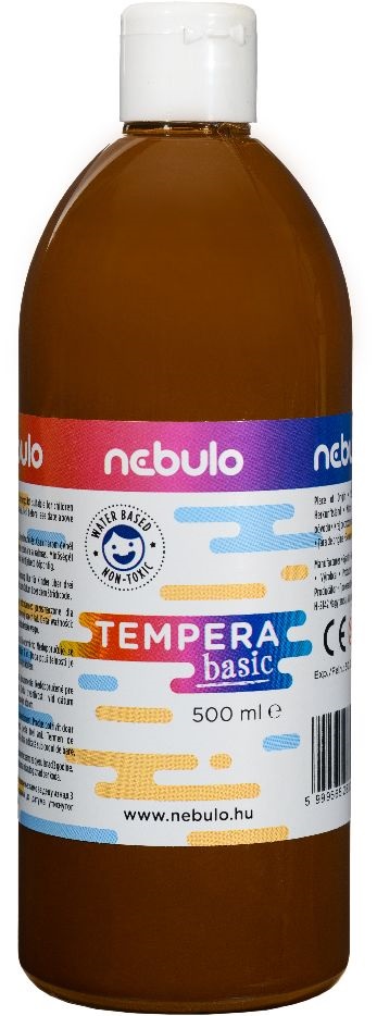 Nebulo 500ml-es barna tempera festék