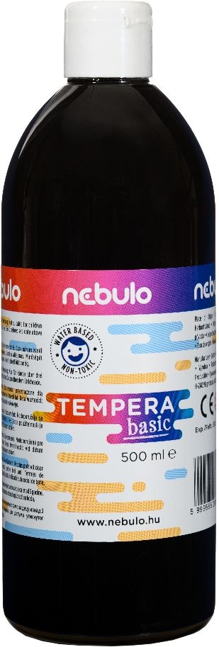 Nebulo 500ml-es fekete tempera festék