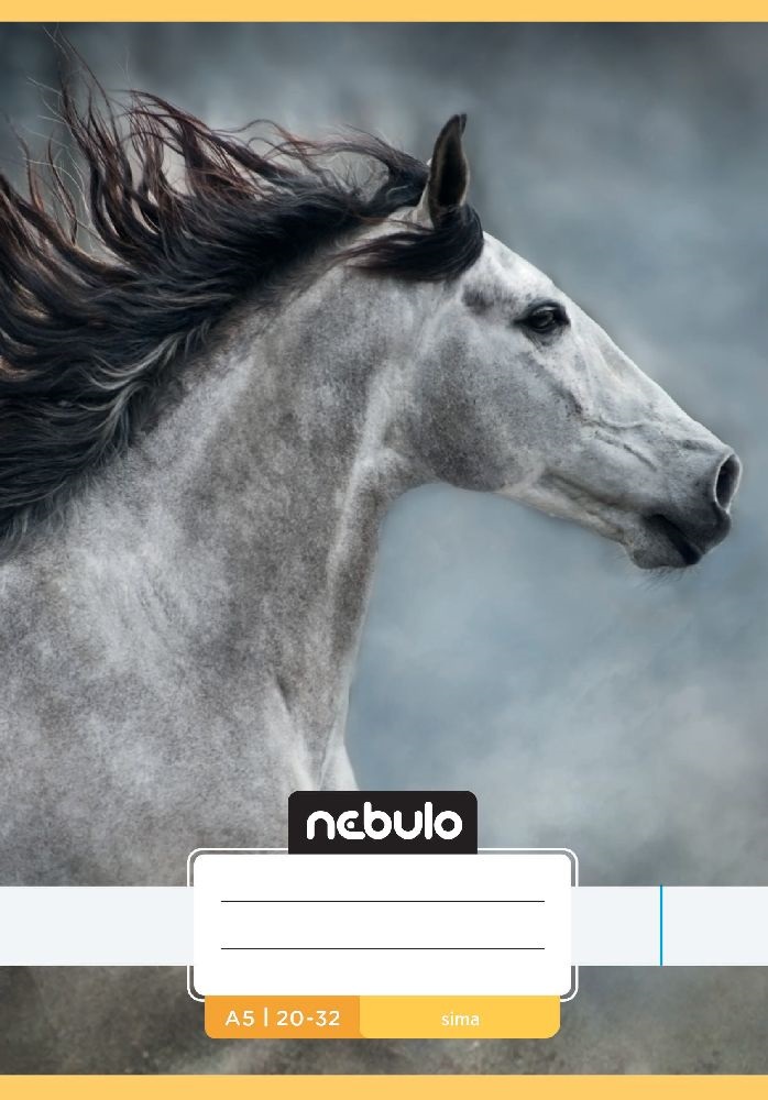 Nebulo Cuki minták A5 20-32 tűzött sima füzet