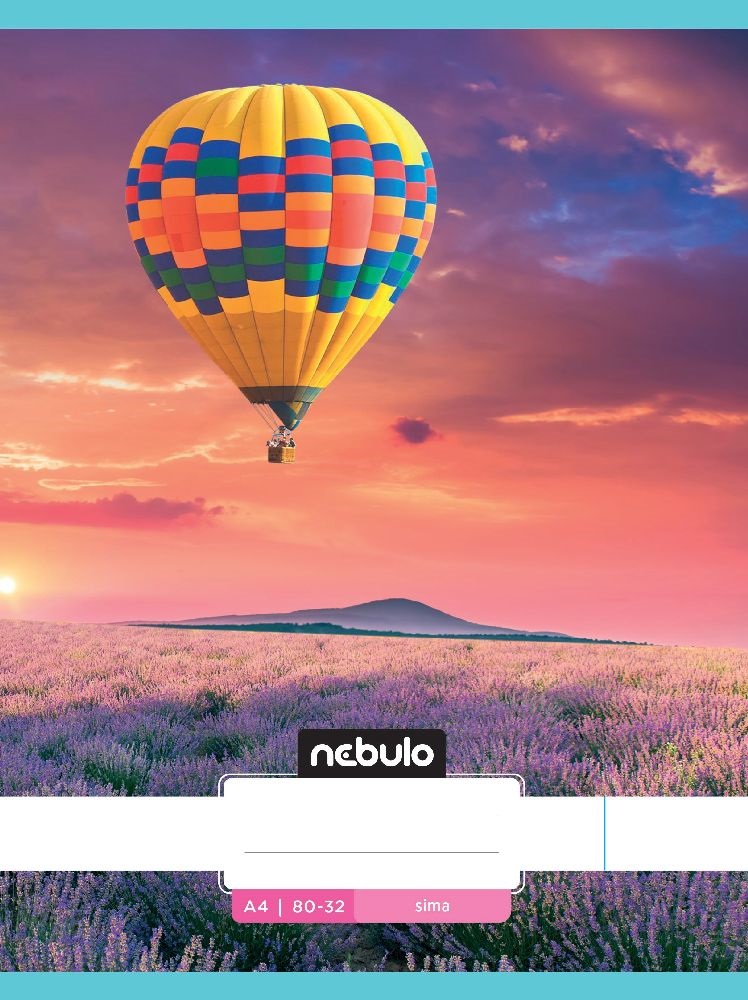 Nebulo L-Design A4 80-32 tűzött sima füzet