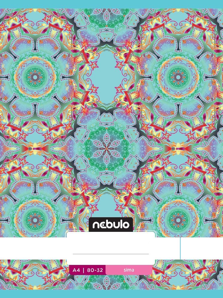 Nebulo L-Design A4 80-32 tűzött sima füzet