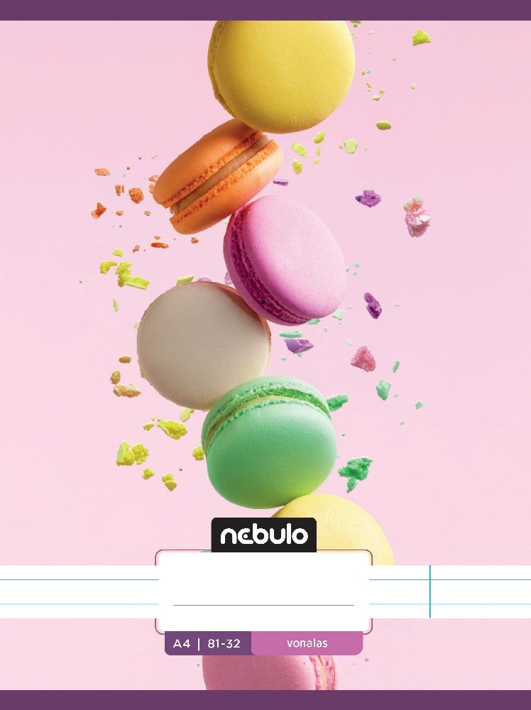 Nebulo L-Design A4 81-32 tűzött vonalas füzet