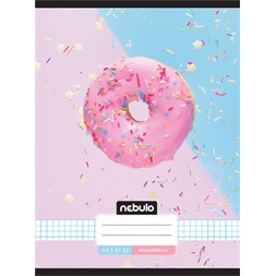 Nebulo L-Design A4 87-32 tűzött kockás füzet