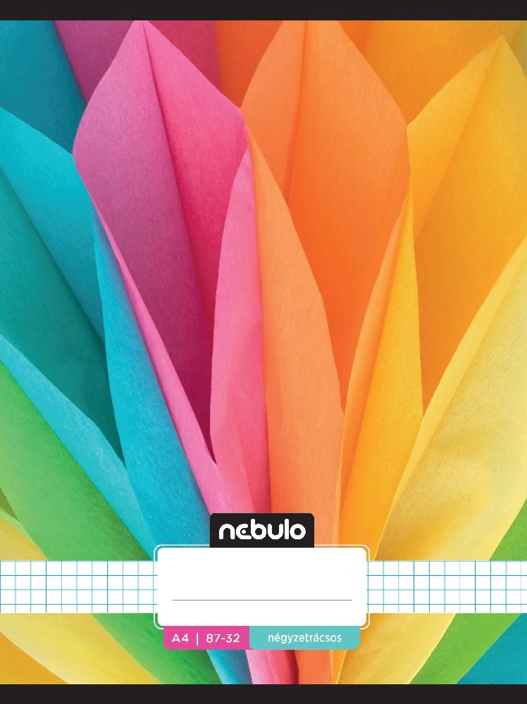 Nebulo L-Design A4 87-32 tűzött kockás füzet