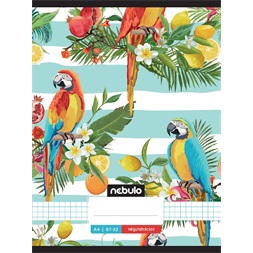 Nebulo L-Design A4 87-32 tűzött kockás füzet