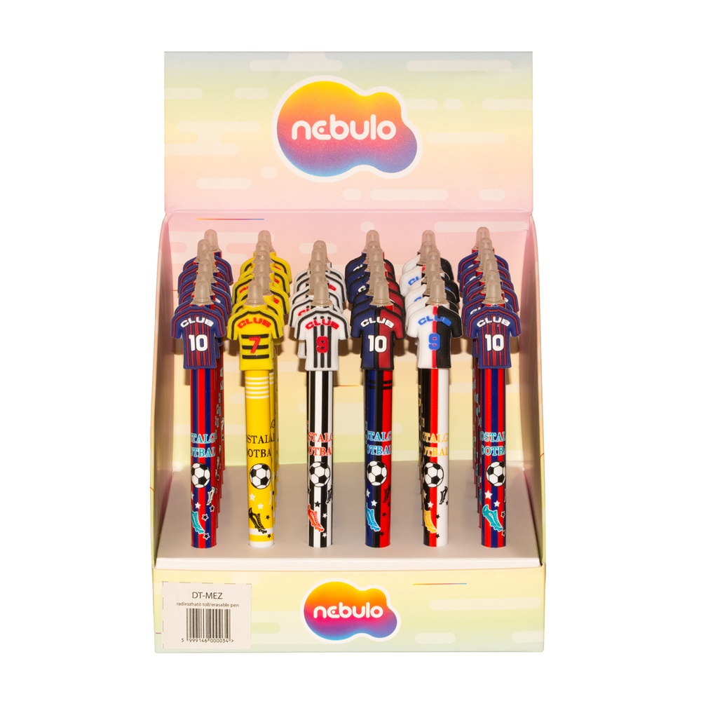 Nebulo Mezek radírozható nyomógombos zselés toll