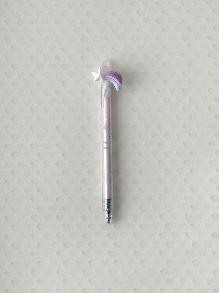 Nebulo Unikornis és csillag radírozható nyomógombos zselésirón