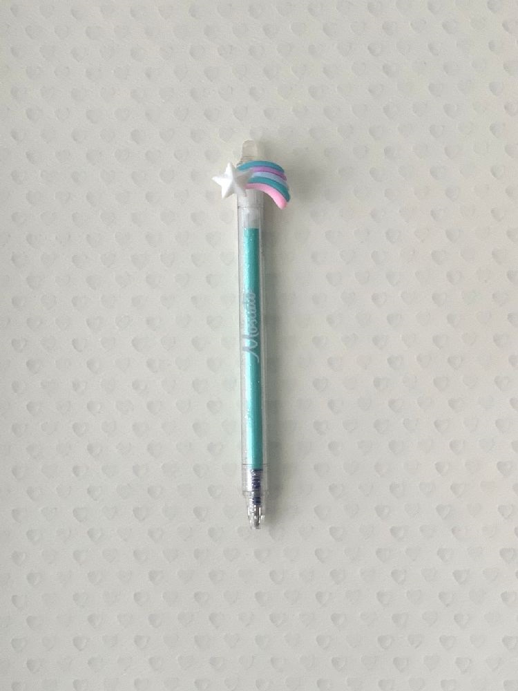 Nebulo Unikornis és csillag radírozható nyomógombos zselésirón