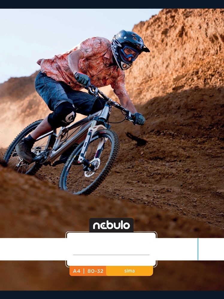 Nebulo Xtreme A4 80-32 tűzött sima füzet
