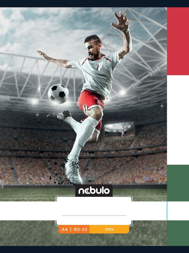 Nebulo Xtreme A4 80-32 tűzött sima füzet
