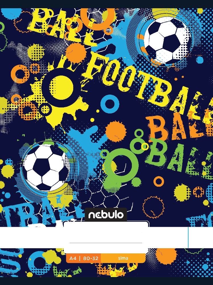 Nebulo Xtreme A4 80-32 tűzött sima füzet