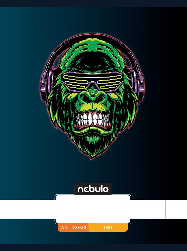 Nebulo Xtreme A4 80-32 tűzött sima füzet