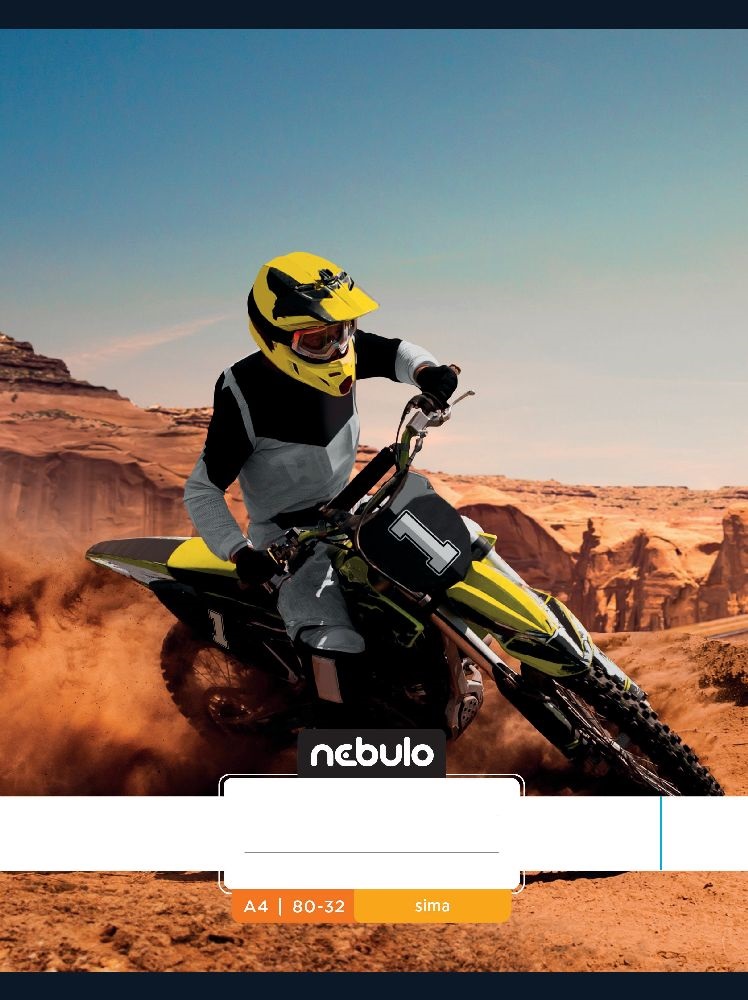 Nebulo Xtreme A4 80-32 tűzött sima füzet