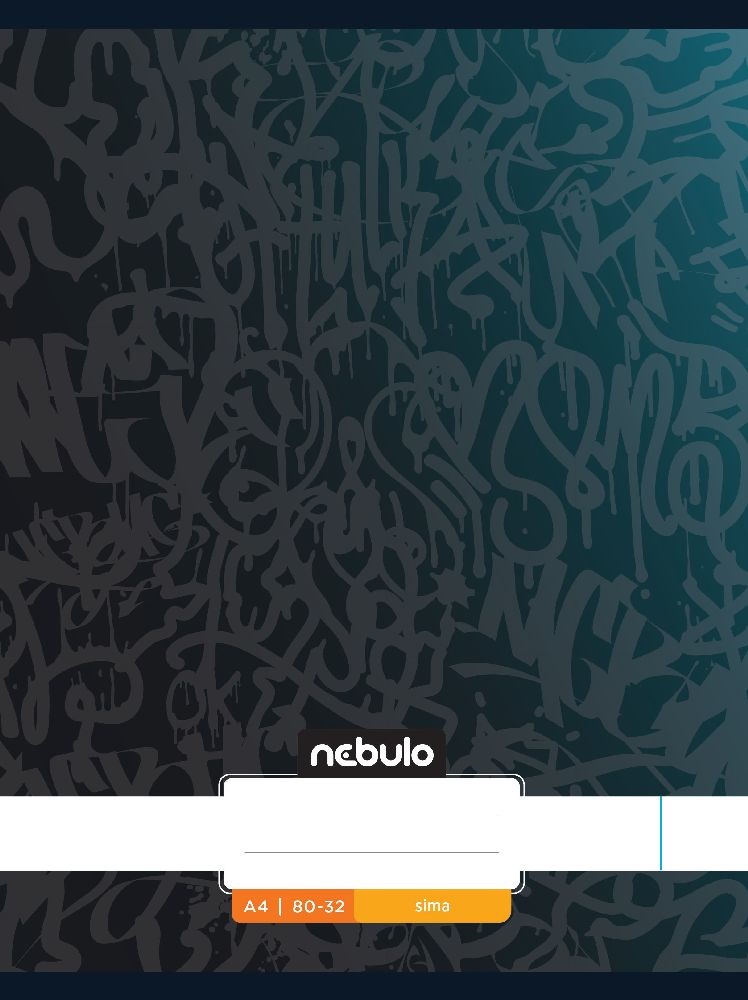 Nebulo Xtreme A4 80-32 tűzött sima füzet