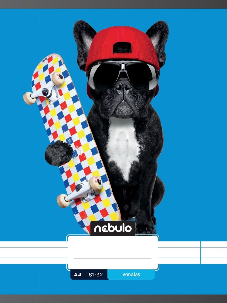 Nebulo Xtreme A4 81-32 tűzött vonalas füzet