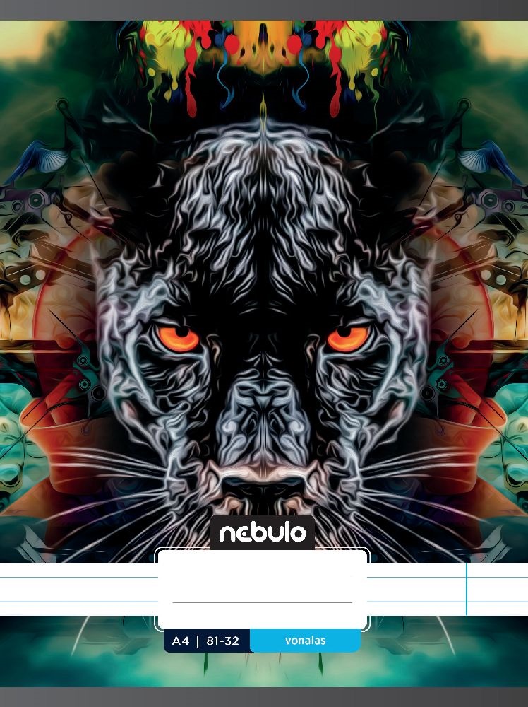 Nebulo Xtreme A4 81-32 tűzött vonalas füzet