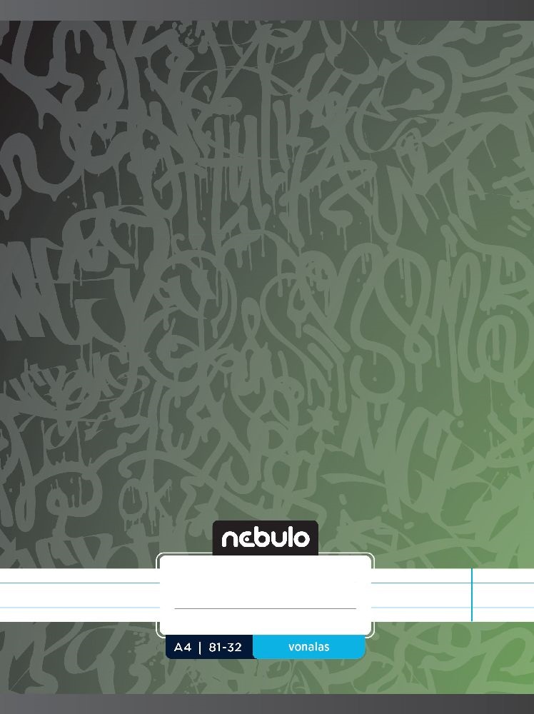 Nebulo Xtreme A4 81-32 tűzött vonalas füzet
