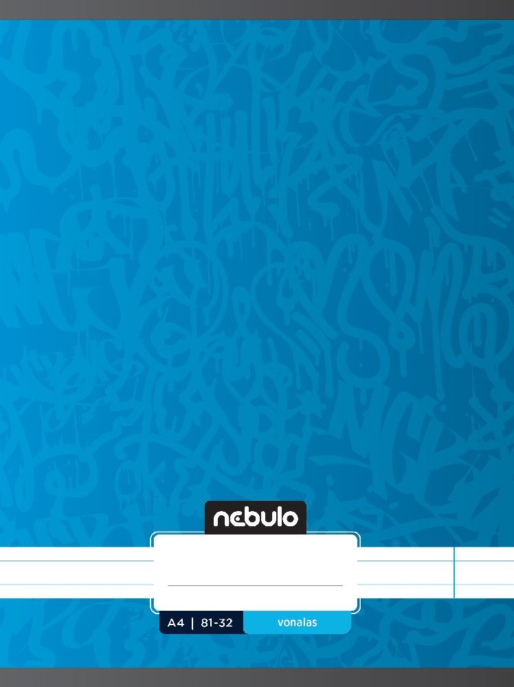Nebulo Xtreme A4 81-32 tűzött vonalas füzet