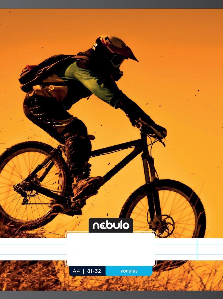 Nebulo Xtreme A4 81-32 tűzött vonalas füzet