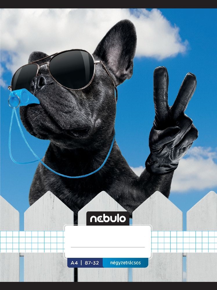 Nebulo Xtreme A4 87-32 tűzött kockás füzet