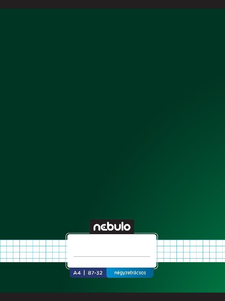 Nebulo Xtreme A4 87-32 tűzött kockás füzet