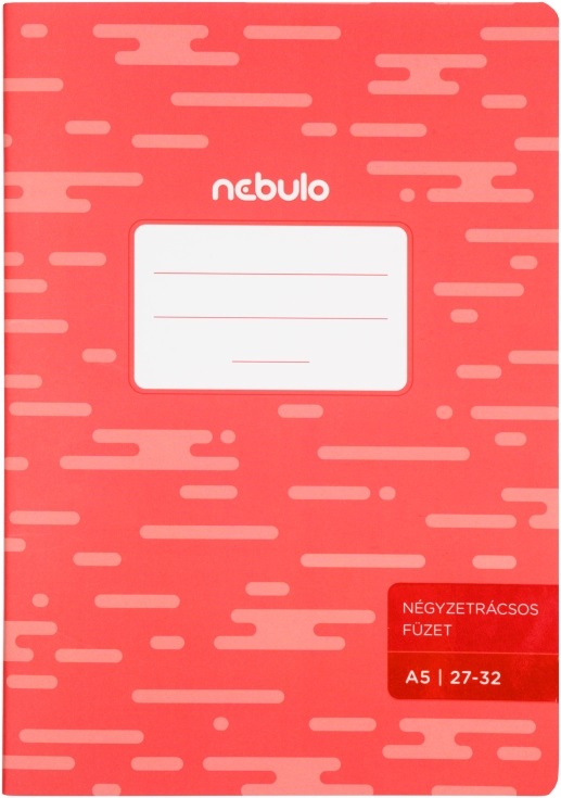 Nebulo basic+ A5 27-32 négyzetrácsos füzet