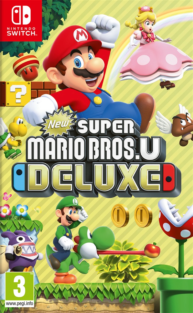 New Super Mario Bros U Deluxe Nintendo Switch játékszoftver