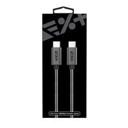 NextOne USBCX2-MET-SG 1,2m Type-C metál asztroszürke adat- és töltőkábel